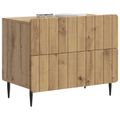 vidaXL Nočný stolík Dub artisan 62 x 34,5 x 49,5 cm Kompozitné drevo
