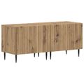 vidaXL 5-dielny LED TV kabinet Dub artisan Kompozitné drevo