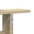 vidaXL Nástenné police 2 ks dub sonoma 38x12x38 cm kompozitné drevo