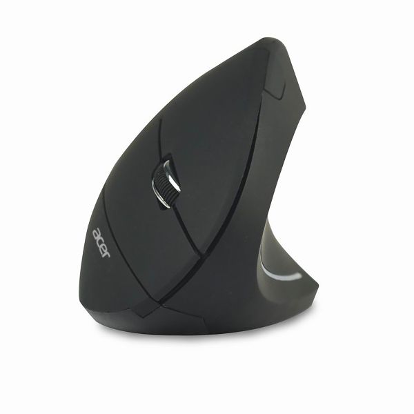 Acer Vertical myš/Vertikálna/Optická/Pre pravákov/1 600 DPI/Bezdrôtová USB/Čierna Acer Vertical wireless myš