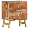 vidaXL Nočný stolík 40x30x50 cm masívne akáciaové drevo