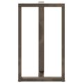 vidaXL Nohy barového stola v tvare T, 2 ks, čierne, 60x35x(100-101) cm, oceľové