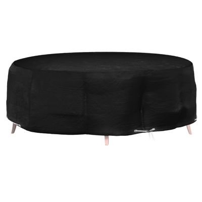 vidaXL Poťah na ostrovček 10 očiek Ø236x67 cm okrúhly