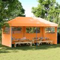 vidaXL Párty stan 292 x 580 x 315 cm Oranžová Oxfordská látka