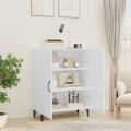 vidaXL Komoda lesklá biela 70x34x90 cm spracované drevo