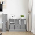 vidaXL Servírovacia skriňa Sivý Sonoma 73,5 x 22,5 x 53,5 cm