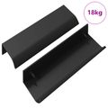 vidaXL rukoväť 725 ks Čierna 120 x 39.6 x 17 mm Hliník
