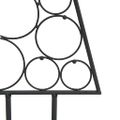 vidaXL Kovový vianočný dekoratívny stromček čierny 90 cm