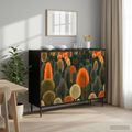 vidaXL Servírovacia skriňa ZAANDAM Čierny dub 102 x 33 x 76 cm