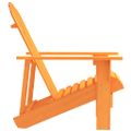 vidaXL Záhradná stolička Adirondack jedľový masív oranžová