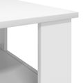 vidaXL Konferenčný stolík Biela 57 x 55 x 45 cm Kompozitné drevo