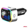 FM vysielač 1×USB-C microSD 12V 24V AMIO-04652