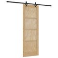 vidaXL Posuvné dvere ORKDAL 73,5 x 211 cm Borovicový masív Prírodná