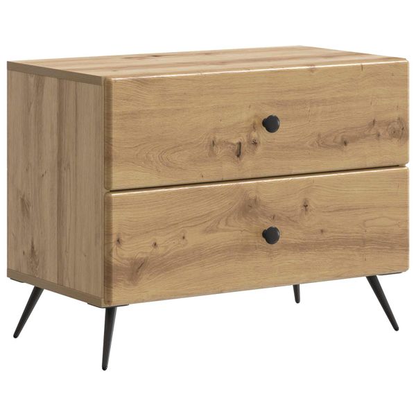 vidaXL Nočný stolík Dub artisan 62 x 34,5 x 47,5 cm Kompozitné drevo