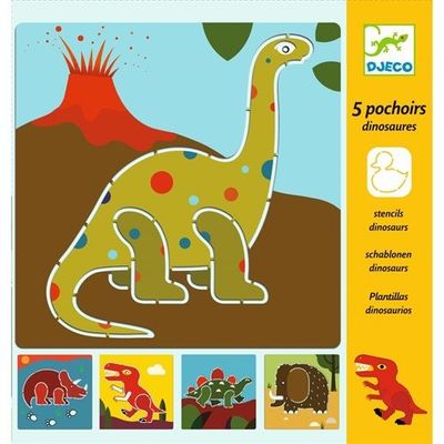 Kresliace šablóny Dinosaury