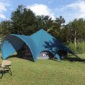 vidaXL Teepee stan pre 7 osôb 7-miestny Modrá a šedá