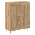 vidaXL Highboard 2 ks Remeselný dub 69,5 x 34 x 180 cm