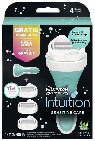 7004071N Wilkinson Intuition Sensitive Care (3blades + razor)