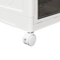 vidaXL stohovateľný úložný box kolesami 4vrstvový 28L 48x29,5x112,5 cm