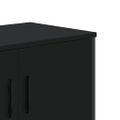 vidaXL TV stolík čierny 122x34x41 cm kompozitné drevo