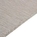 vidaXL Vonkajší koberec s plochým tkaním 100x200 cm svetlošedý