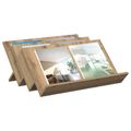 vidaXL Regál na časopisy s poličkou Remeselný dub 65 x 53 x 28,5 cm