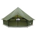vidaXL Tipi stan 10-miestny Olivovo zelená Polyester a oceľ