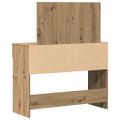 vidaXL Toaletný stolík Remeselný dub 100 x 40 x 120 cm