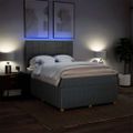 vidaXL Boxspring posteľ s matracom tmavosivá 160x200 cm látka