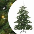 vidaXL Umelý Sklápací Vianočný Stromček Zelená 150 cm PVC a oceľ