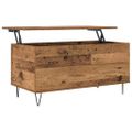 vidaXL Konferenčný stolík Staré drevo 90 x 44.5 x 45 cm