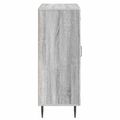 vidaXL Servírovacia skriňa so zásuvkou Sivá sonoma 66 x 34,5 x 89,5 cm