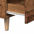 vidaXL Nočná skrinka Old Wood 40x35x69 cm Engineered Wood