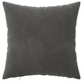 vidaXL Poťah na podložku 12 pcs HEERLEN Tmavosivá 40 x 40 cm Zamat