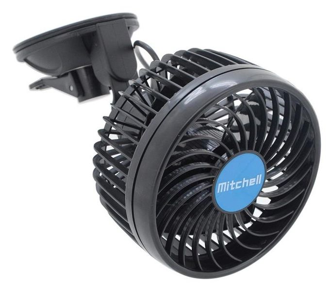 Ventilátor MITCHELL 120 mm 12 V na přísavku