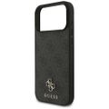 Guess 4G Small Classic Logo MagSafe púzdro pre iPhone 17 Pro Max čierna