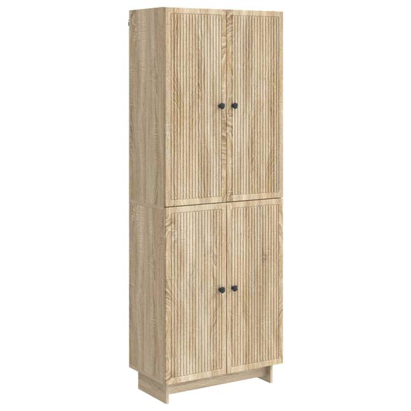 vidaXL Sada skríň 2 pcs Dub sonoma 66 x 34,5 x 90 cm Kompozitné drevo