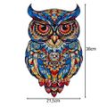 Drevené puzzle Kruzzel 24551 Sova