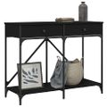 vidaXL Konzolový stolík čierny 100x39x78,5 cm kompozitné drevo