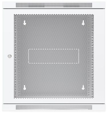 Ubiquiti UniFi 12U Rack Cabinet Wall SW Perforated - Nástěnný rozvaděč, výška 12U, ventilátory, perfor. dveře, dvoudíln
