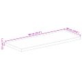 vidaXL Stolová doska 90x60x2,5 cm obdĺžnik mangový masív
