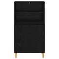 vidaXL Highboard Čierny dub 60 x 36 x 110 cm Kompozitné drevo