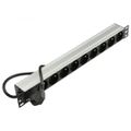 Napájacia lišta do racku NEKU 22.5002 19" panel 1U, 9 zásuviek, 1,8m Napájecí lišta do racku NEKU 22.5002 19" panel 1U, 9 zásuvek, 1,8m