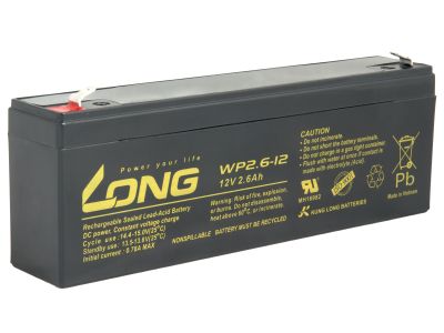 LONG batéria 12V 2,6Ah F1 (WP2.6-12)