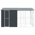vidaXL Klietka pre vtákov Antracit 430 x 310 x 247 cm Pozinkovaná oceľ