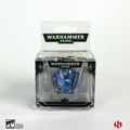 Kovová kľúčenka Warhammer - Helma Ultramarine