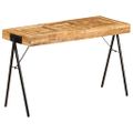 vidaXL Písací stôl 118x50x75 cm masívne mangovníkové drevo