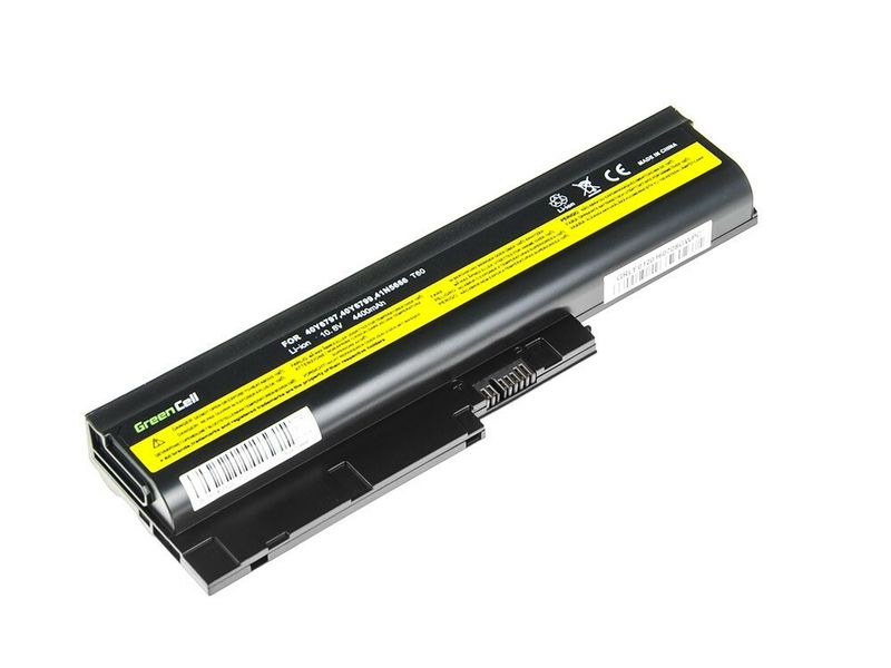 LE01 Green Cell Battery for Lenovo ThinkPad T60 T61 R60 R61 / 11,1V 4400mAh