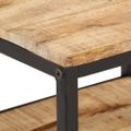 vidaXL Konferenčný stolík 55x55x45 cm, surový mangový masív