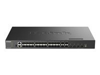 Prepínač - L3 - riadený - 28 x 10 gigabitov SFP+ + 4 x 25 Gigabit SFP28 - Možná montáž do rozvádzača